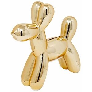 Gold balloon dog piggy bank decor